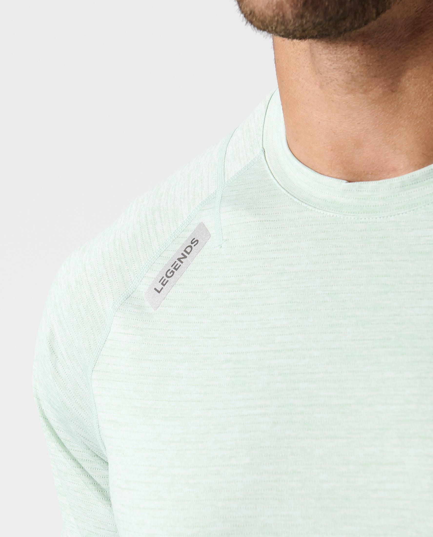 Enzo Tee Dusty Sage Heather