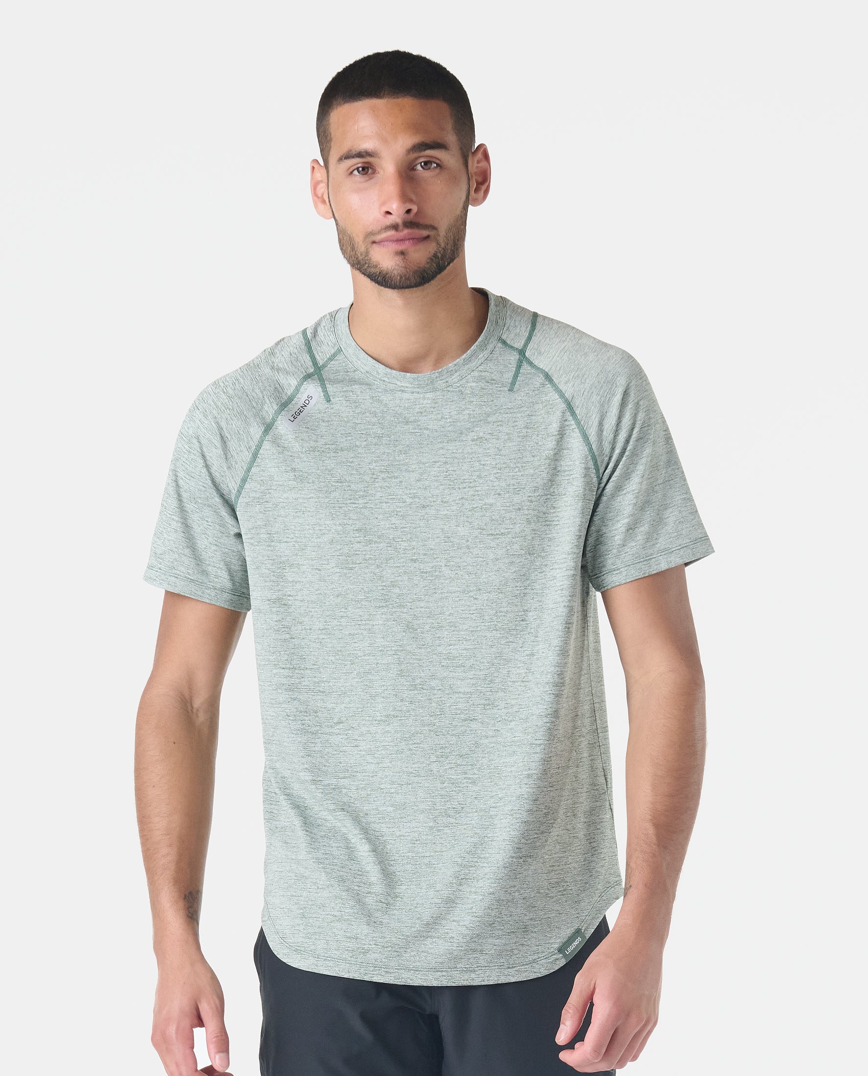 Enzo Tee Hunter Green Heather