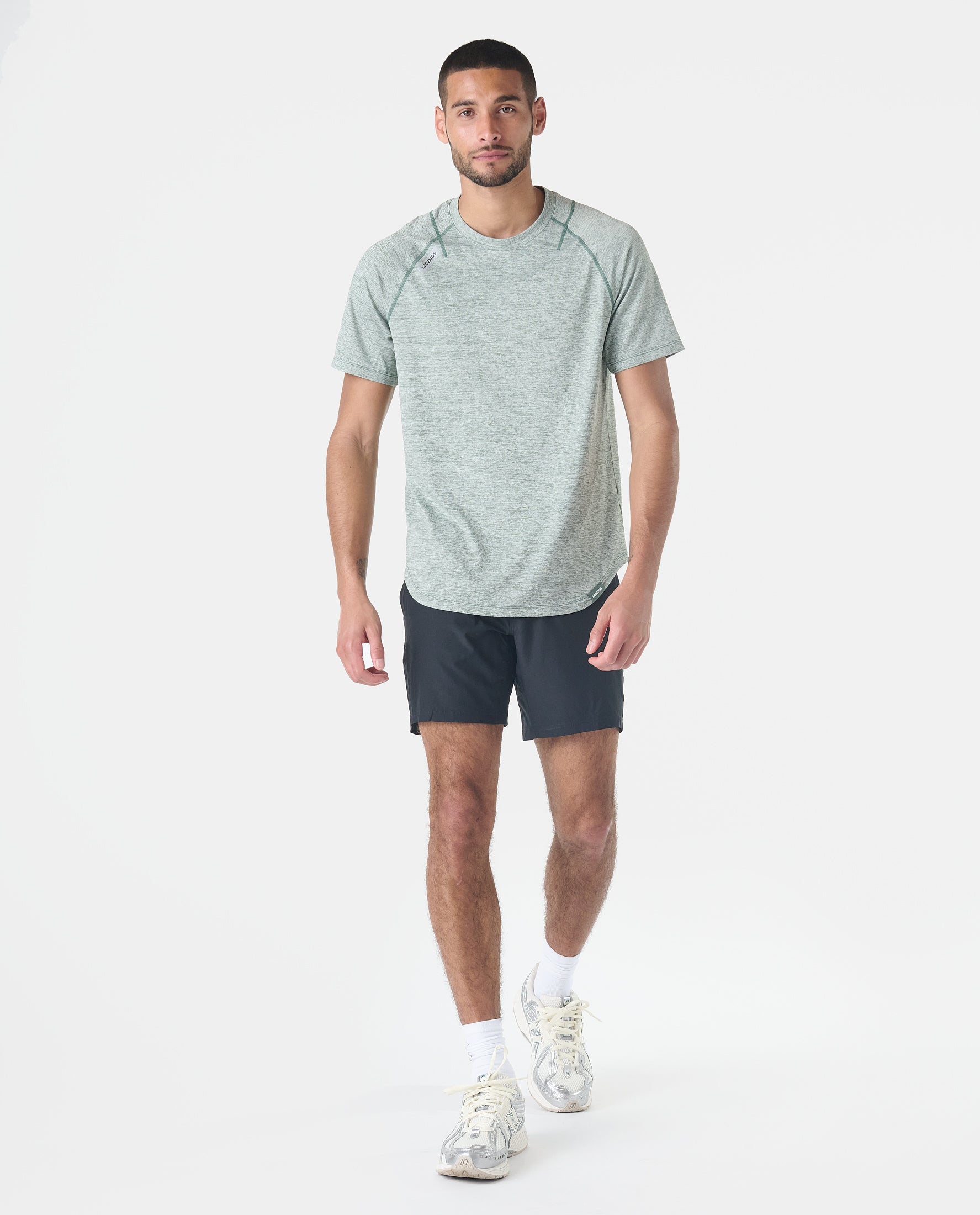 Enzo Tee Hunter Green Heather