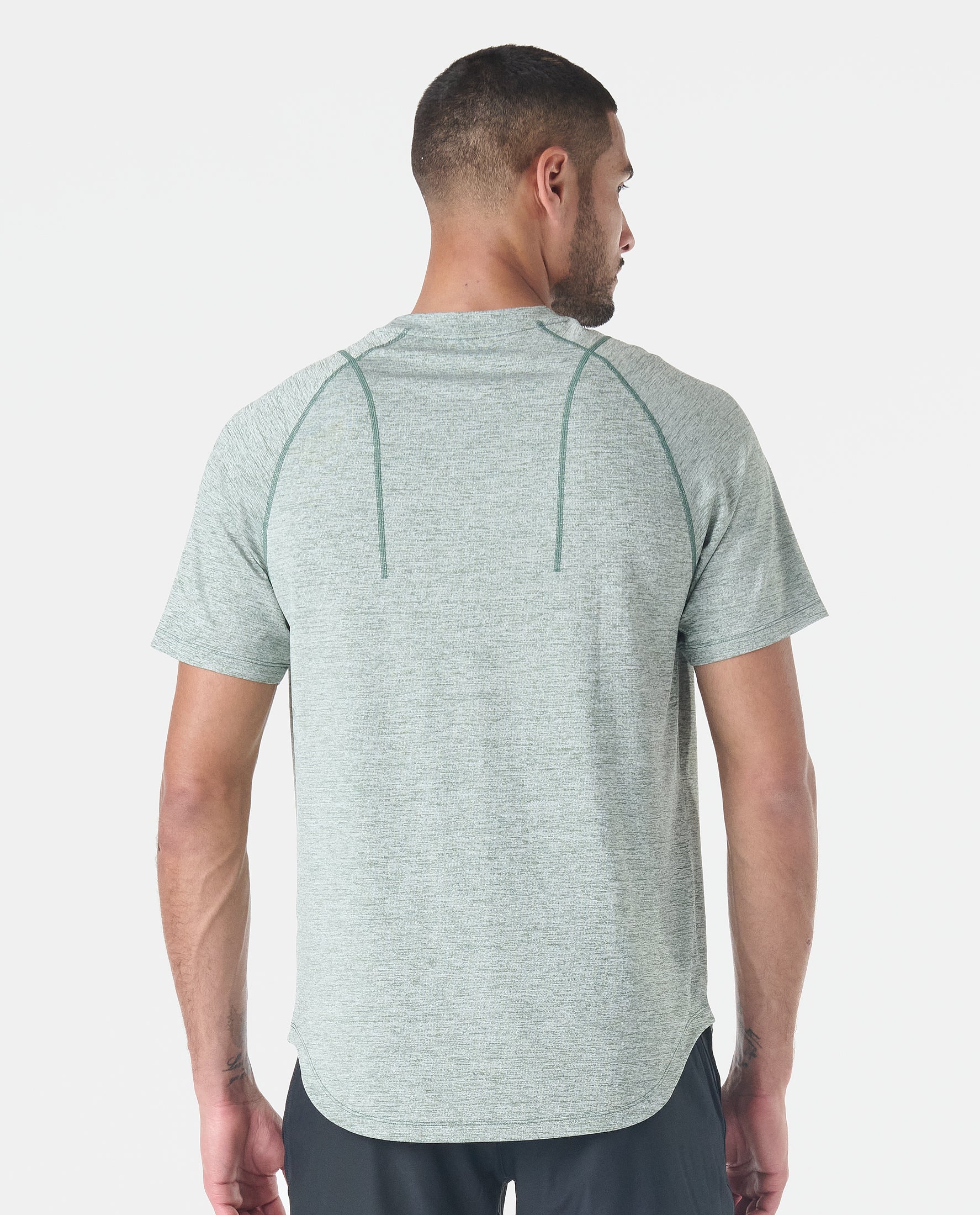 Enzo Tee Hunter Green Heather