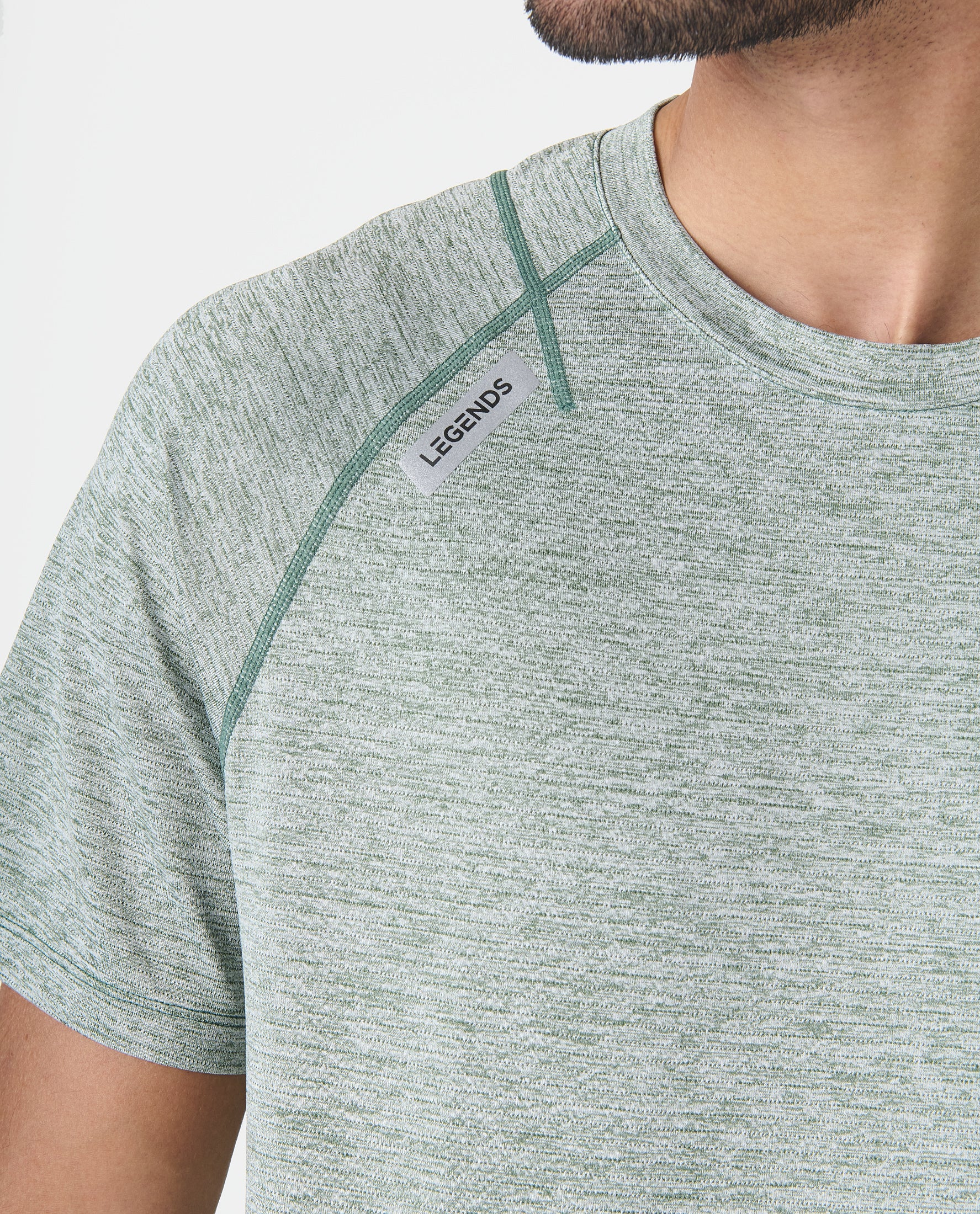 Enzo Tee Hunter Green Heather