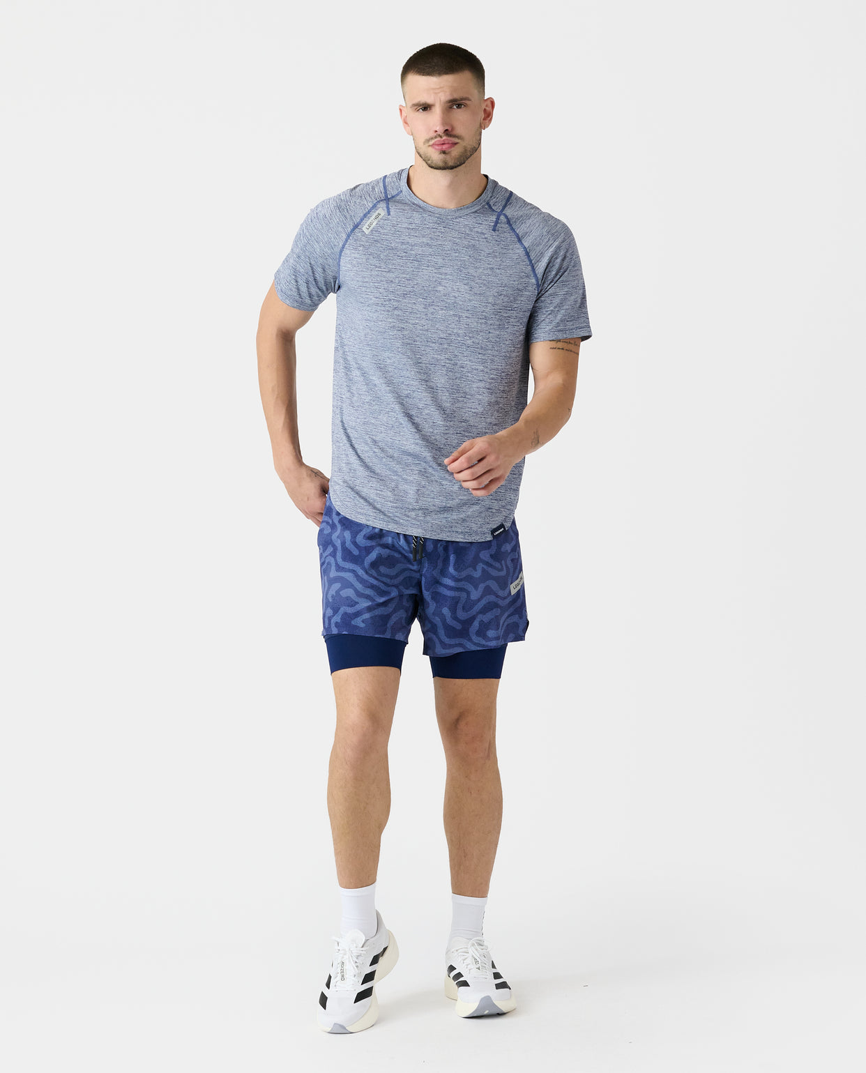 Enzo Tee Ocean Heather