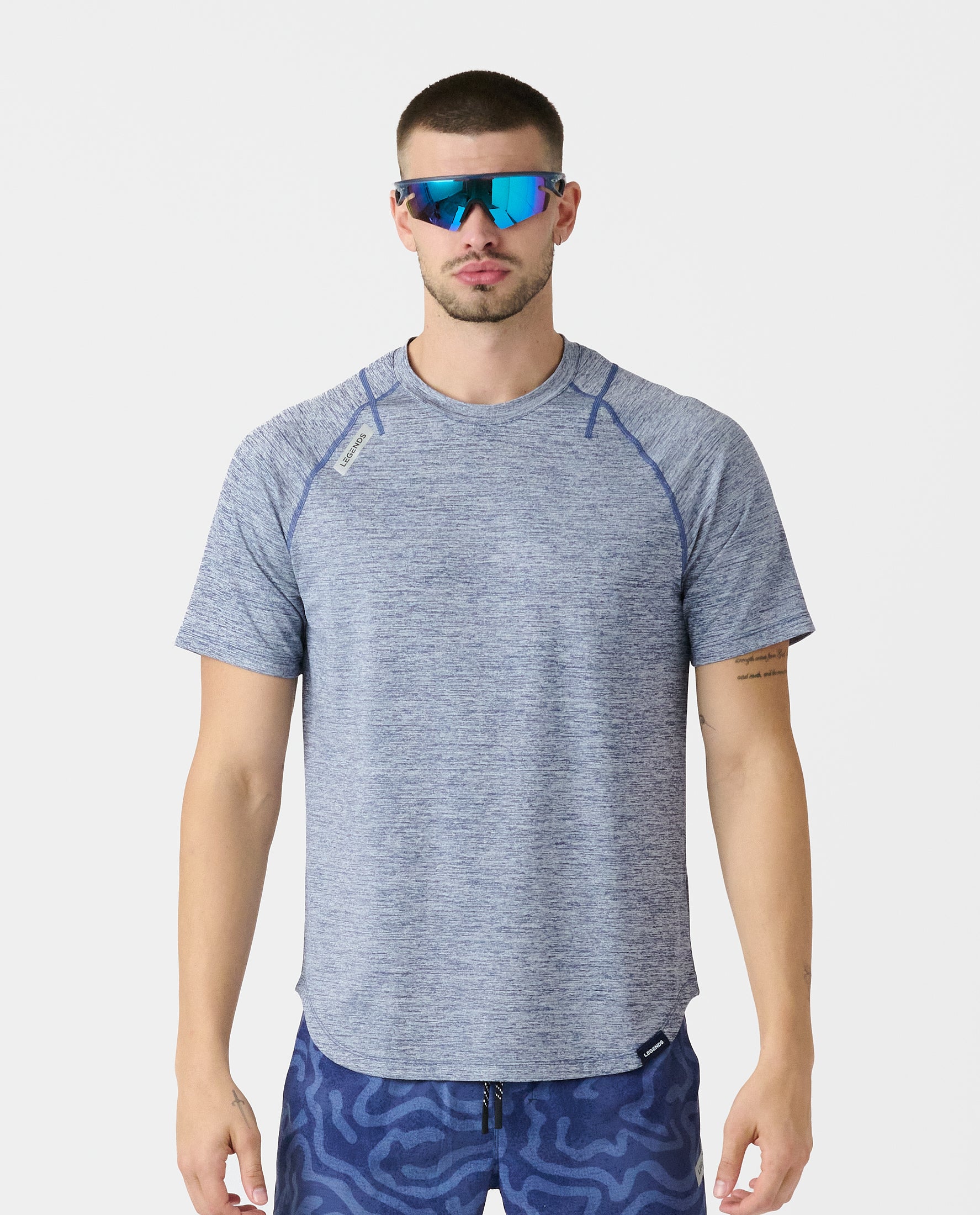 Enzo Tee Ocean Heather