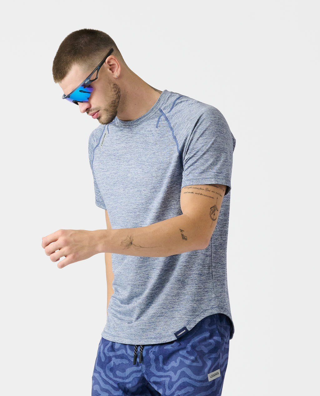 Enzo Tee Ocean Heather