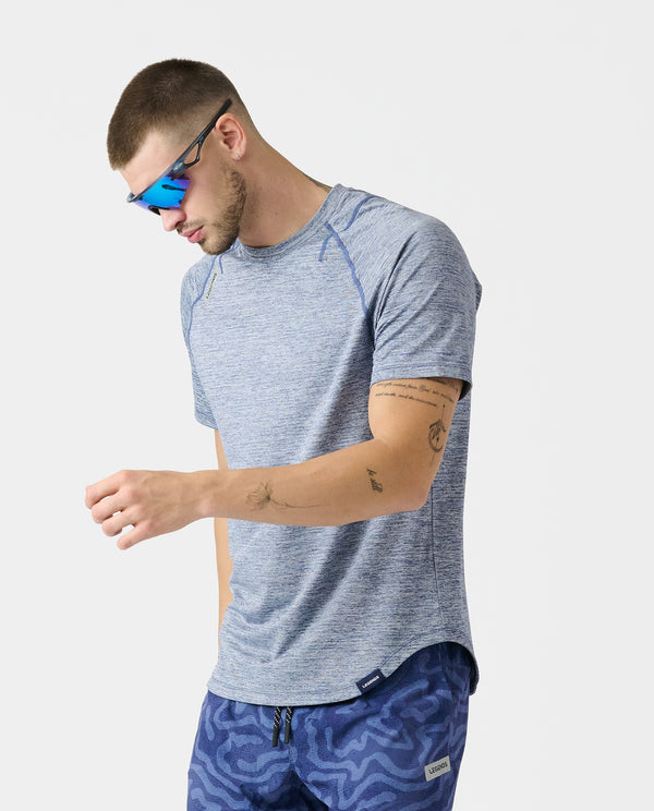 Enzo Tee Ocean Heather