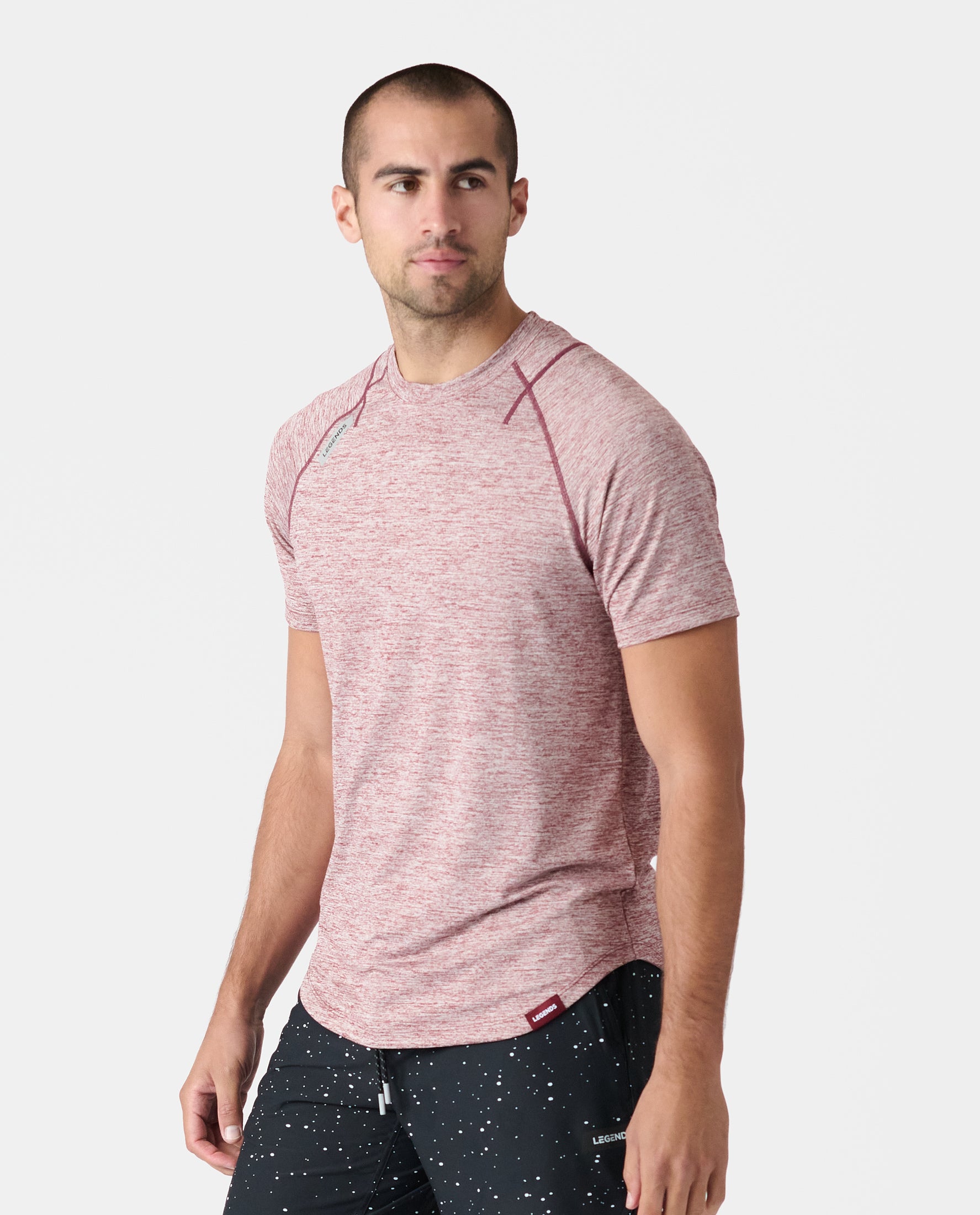 Enzo Tee Ruby Heather