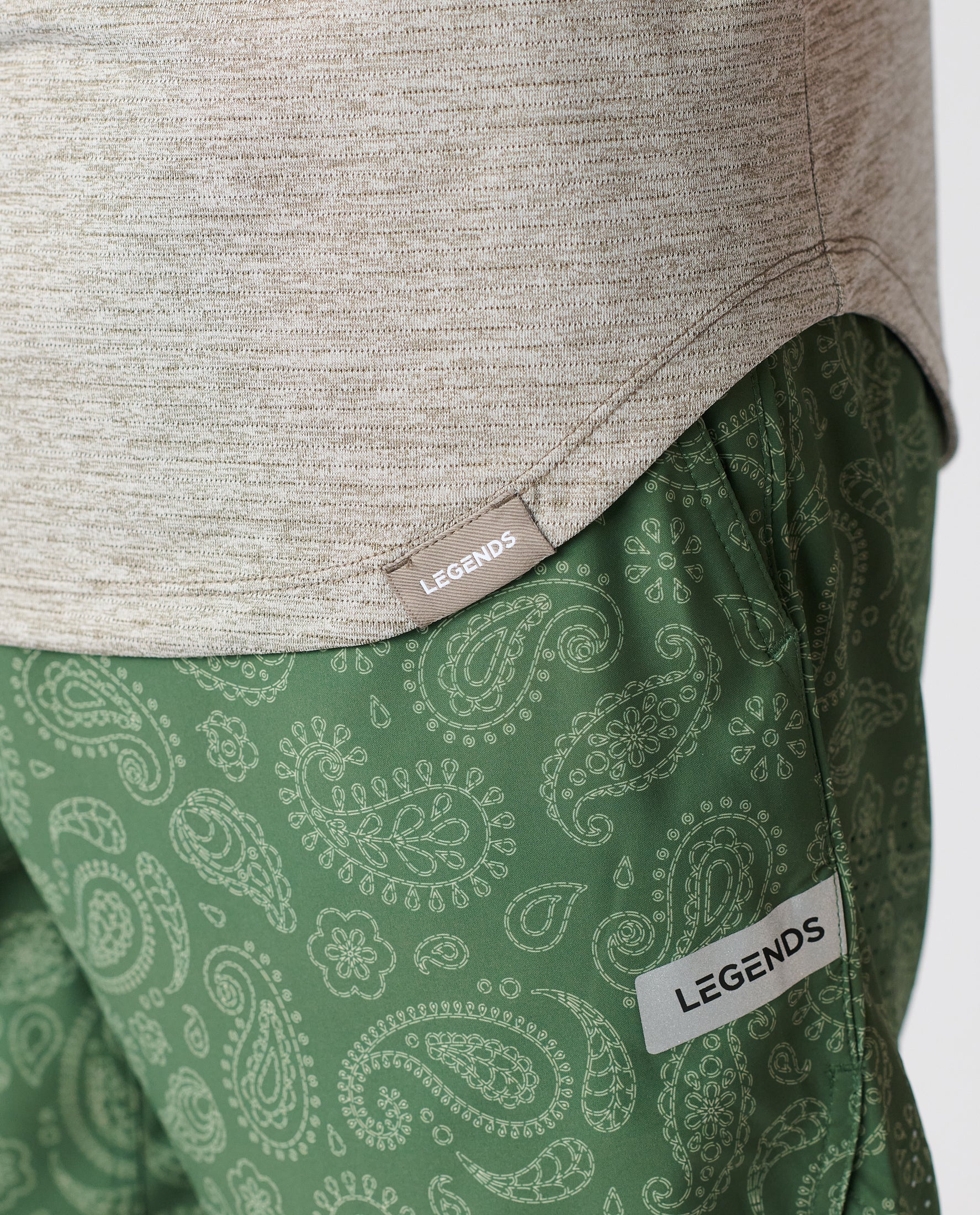 Enzo Tee Taupe Heather