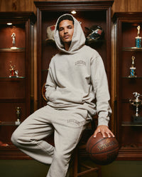 Fairfax Hoodie Varsity Taupe Heather