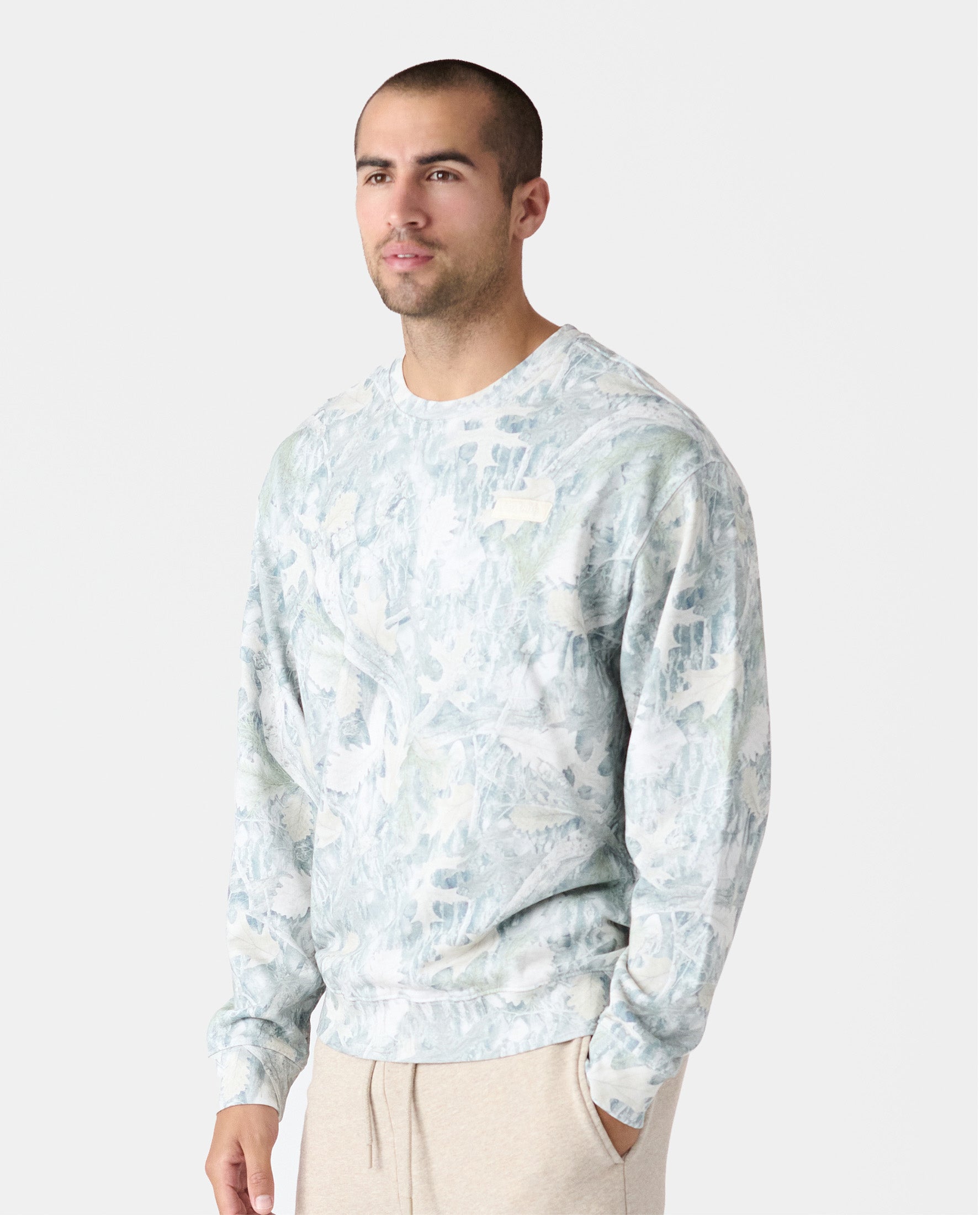 Fairfax Crew Washed Forest Camo Sage