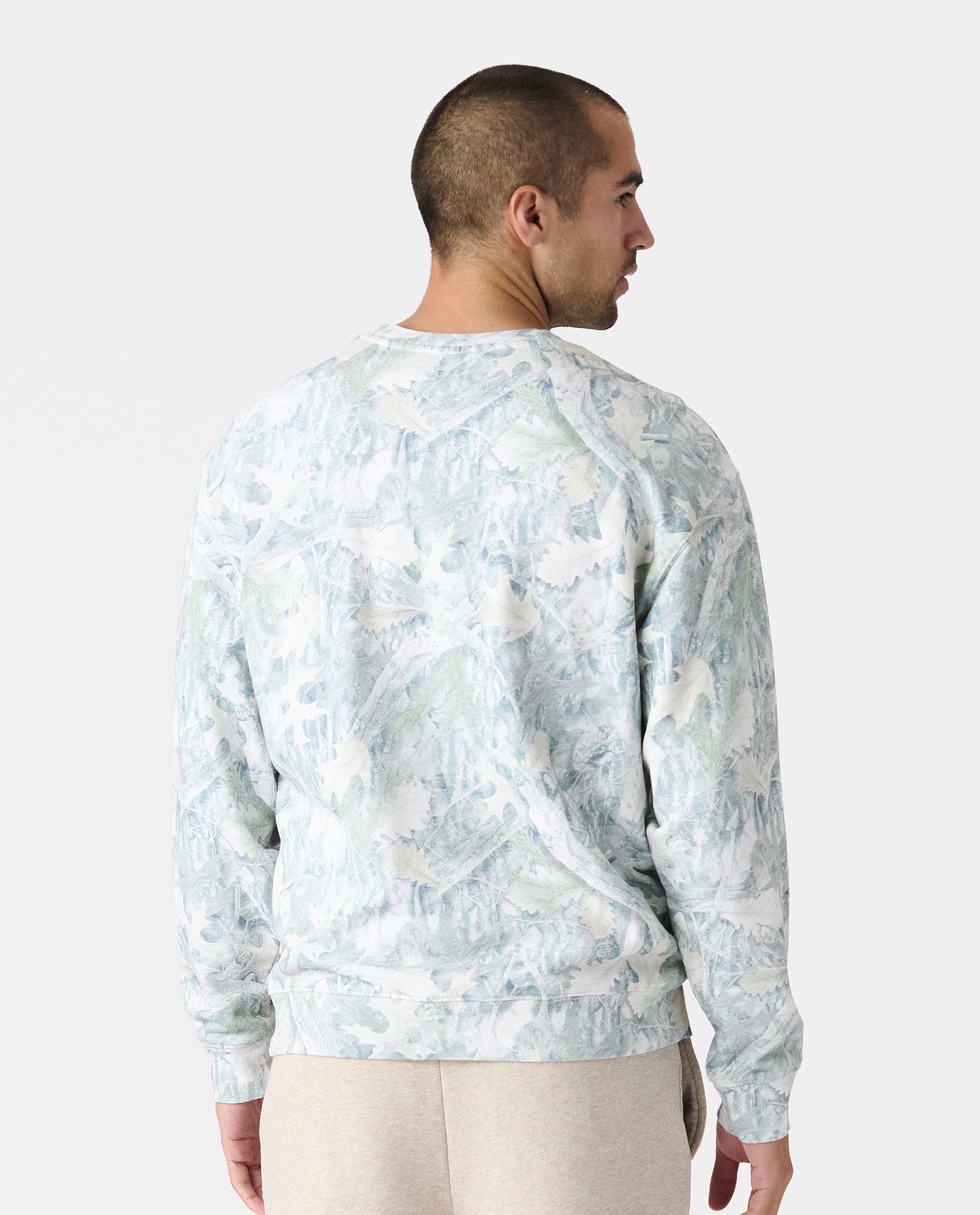 Fairfax Crew Washed Forest Camo Sage