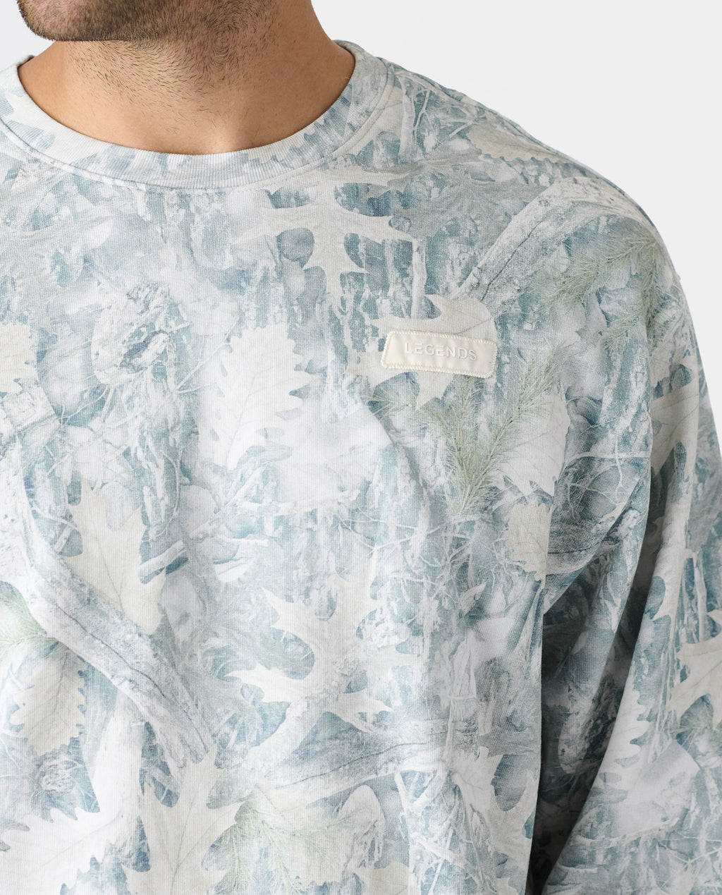 Fairfax Crew Washed Forest Camo Sage