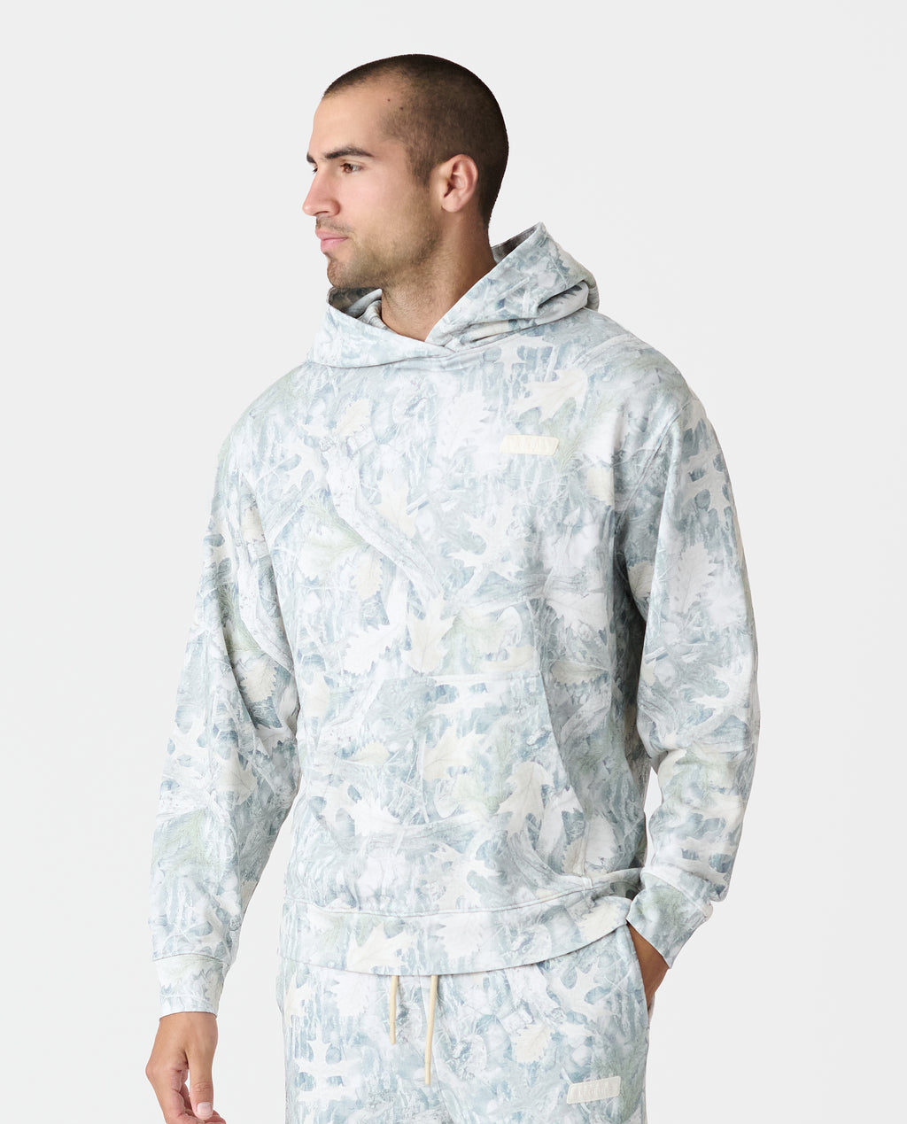 Fairfax Hoodie Washed Forest Camo Sage
