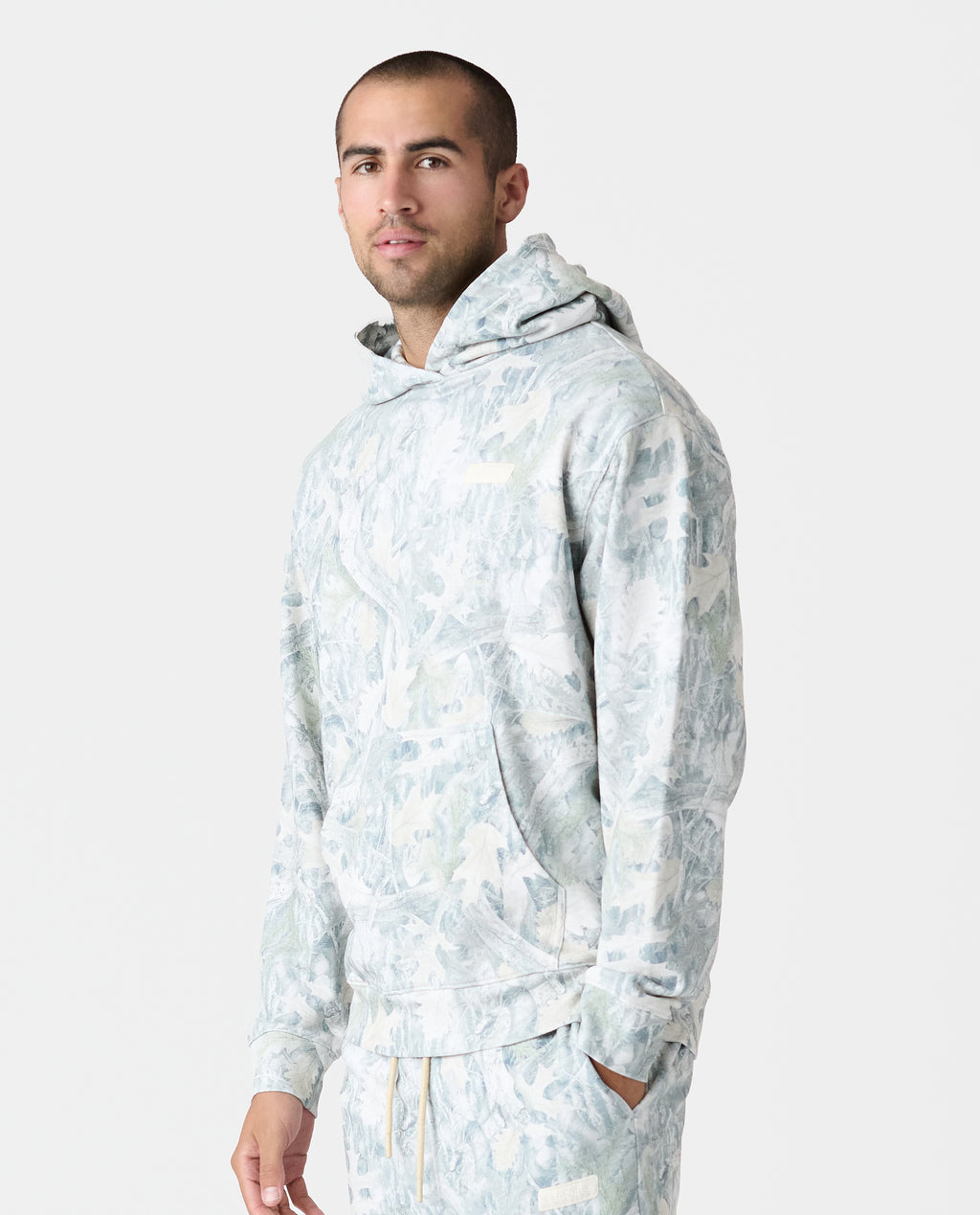 Fairfax Hoodie Washed Forest Camo Sage