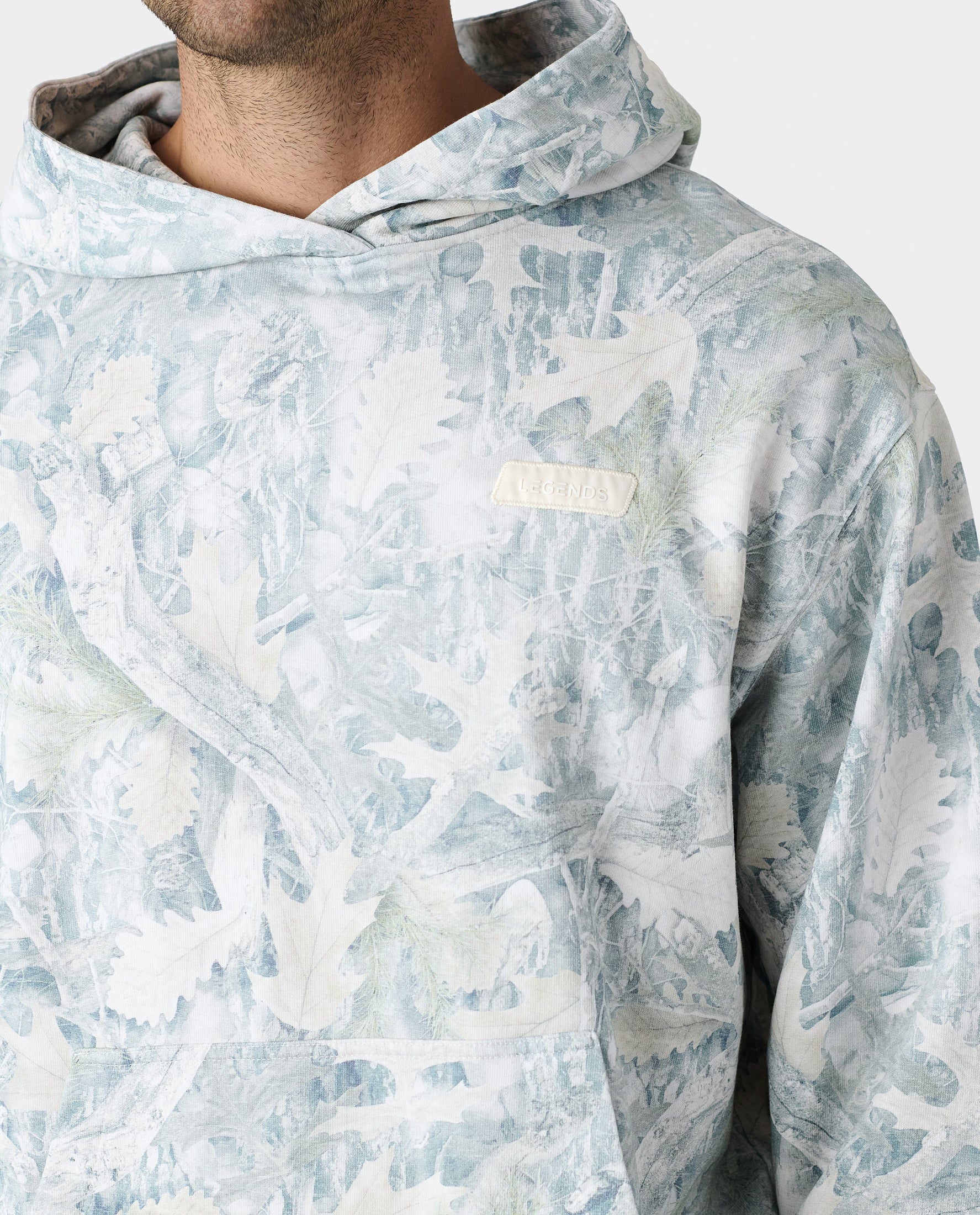 Fairfax Hoodie Washed Forest Camo Sage