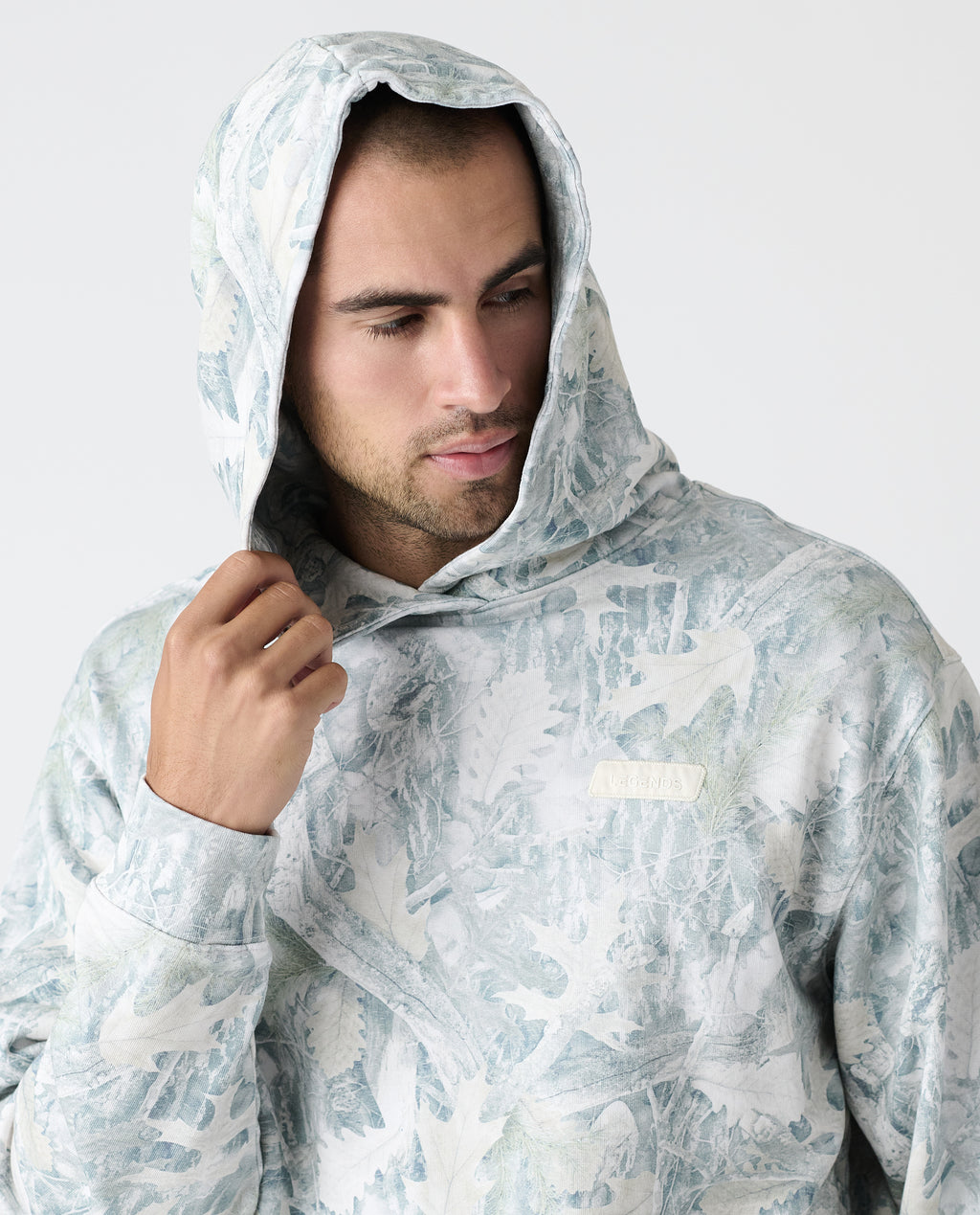 Fairfax Hoodie Washed Forest Camo Sage