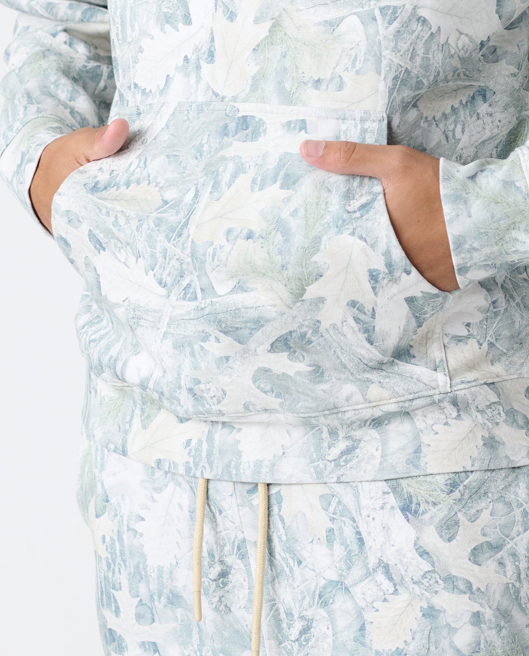 Fairfax Hoodie Washed Forest Camo Sage