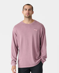 Fairfax Oversized LS Tee Washed Ruby