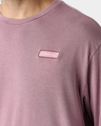 Fairfax Oversized LS Tee Washed Ruby