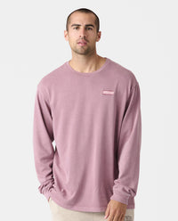 Fairfax Oversized LS Tee Washed Ruby