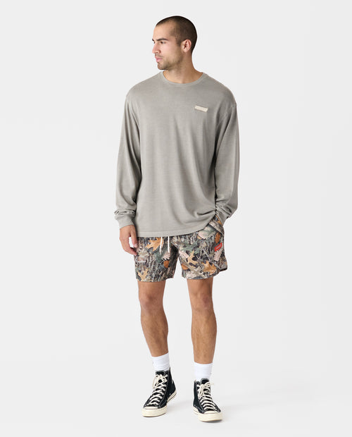 Fairfax Oversized LS Tee Washed Taupe