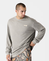 Fairfax Oversized LS Tee Washed Taupe