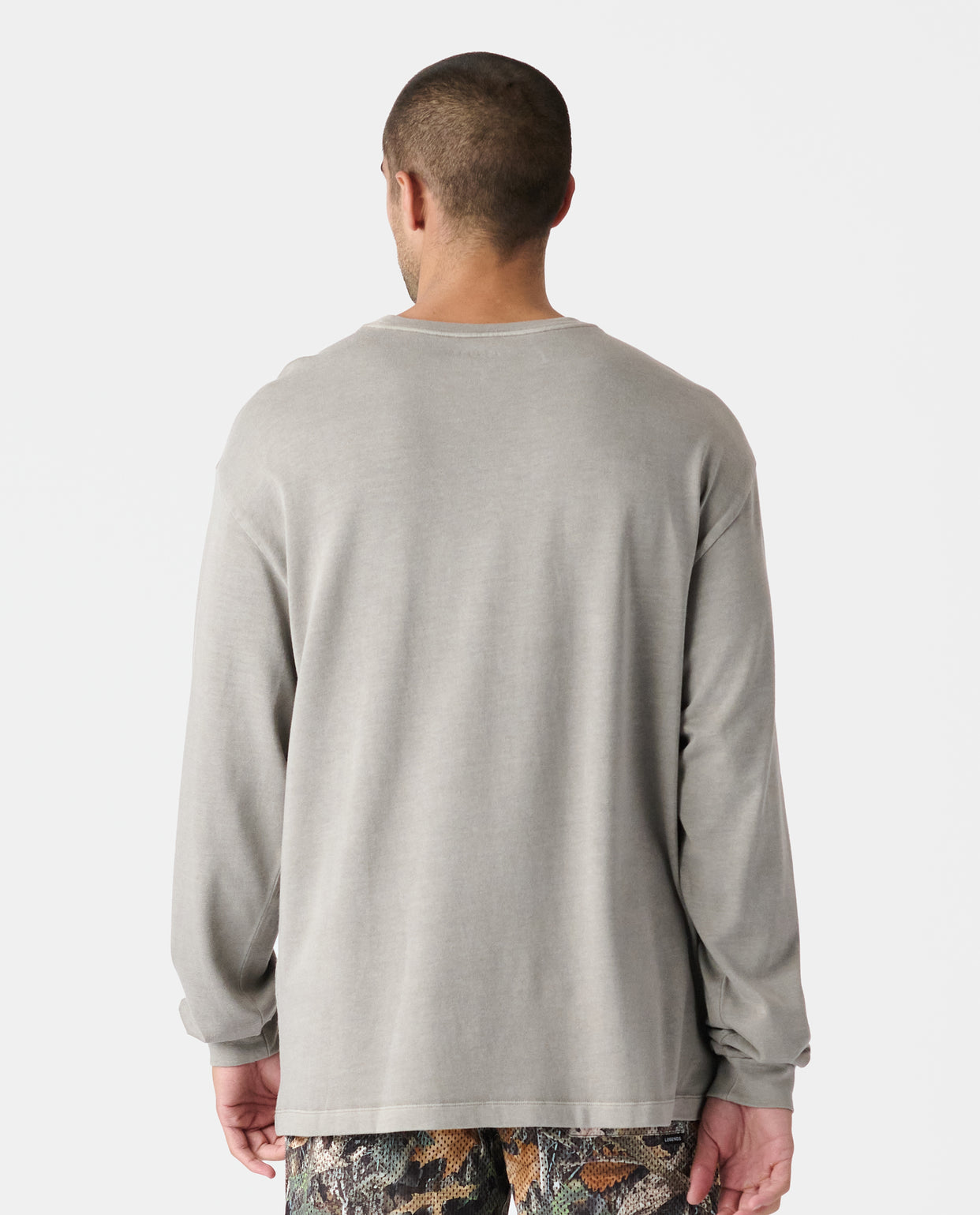 Fairfax Oversized LS Tee Washed Taupe