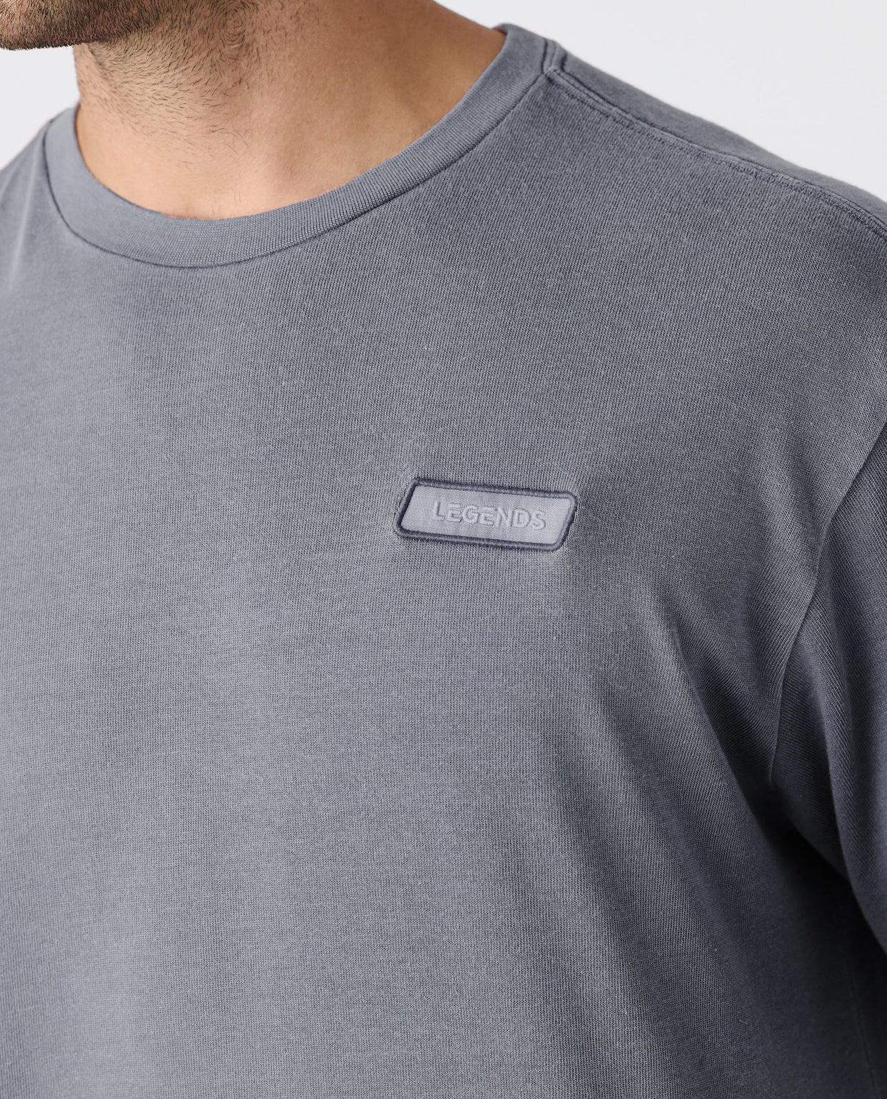 Fairfax Oversized Tee Washed Charcoal