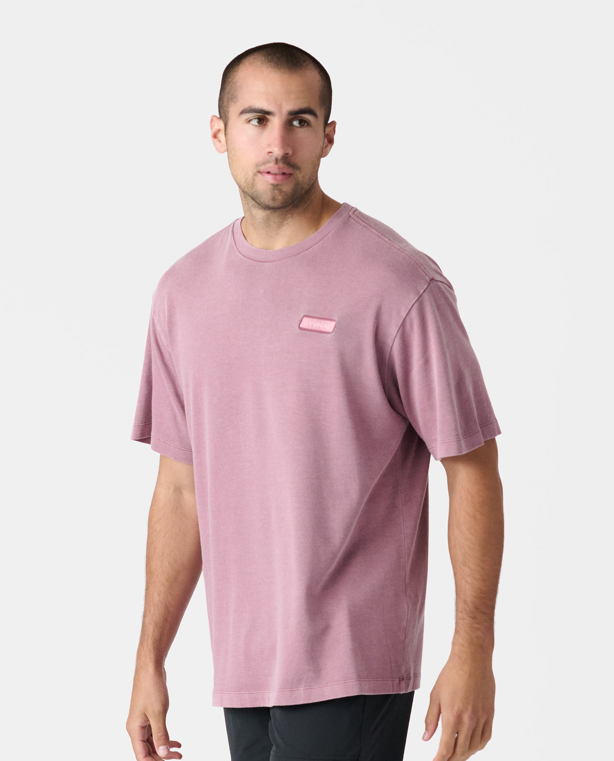 Fairfax Oversized Tee Washed Ruby