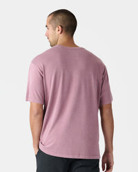 Fairfax Oversized Tee Washed Ruby