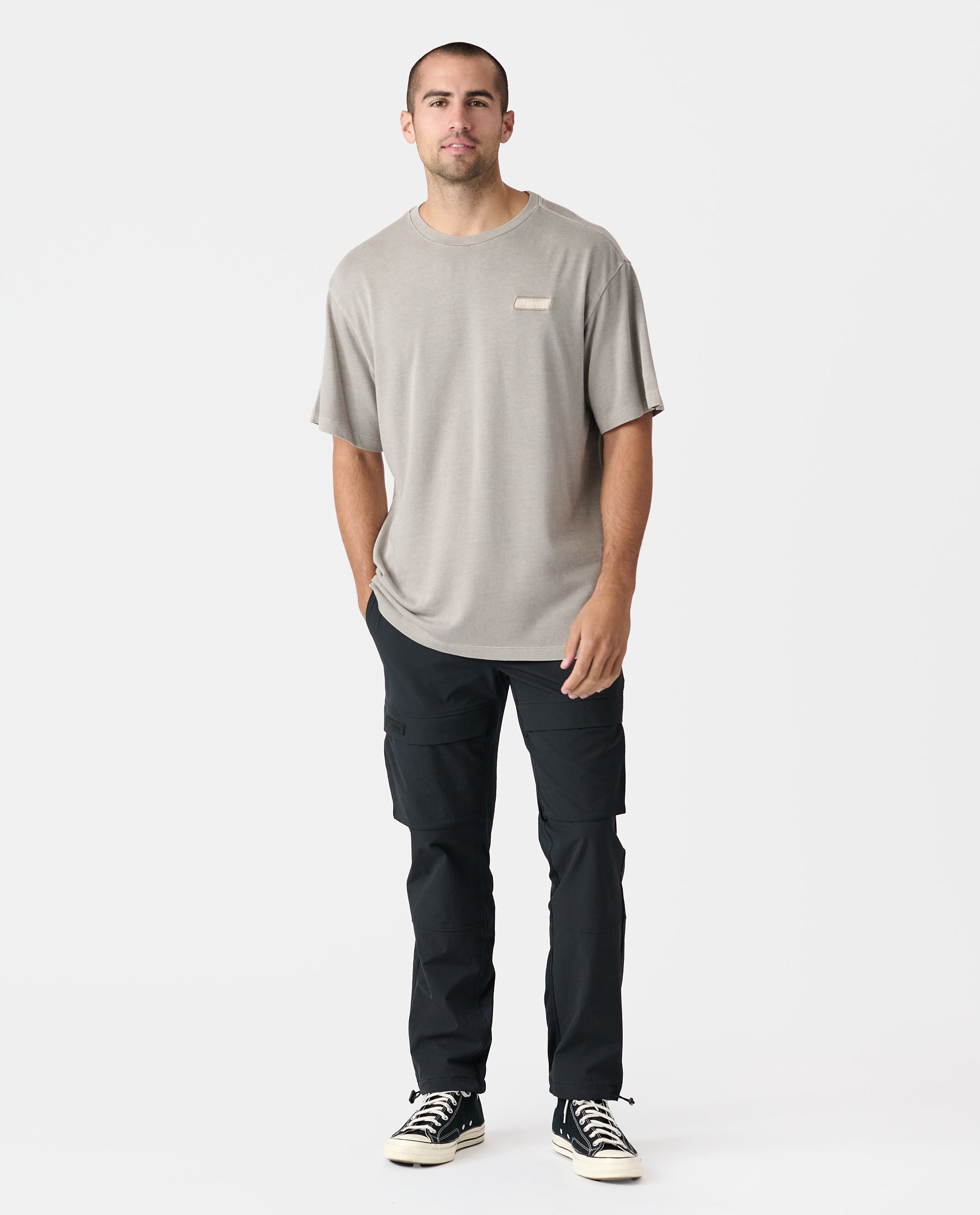 Fairfax Oversized Tee Washed Taupe