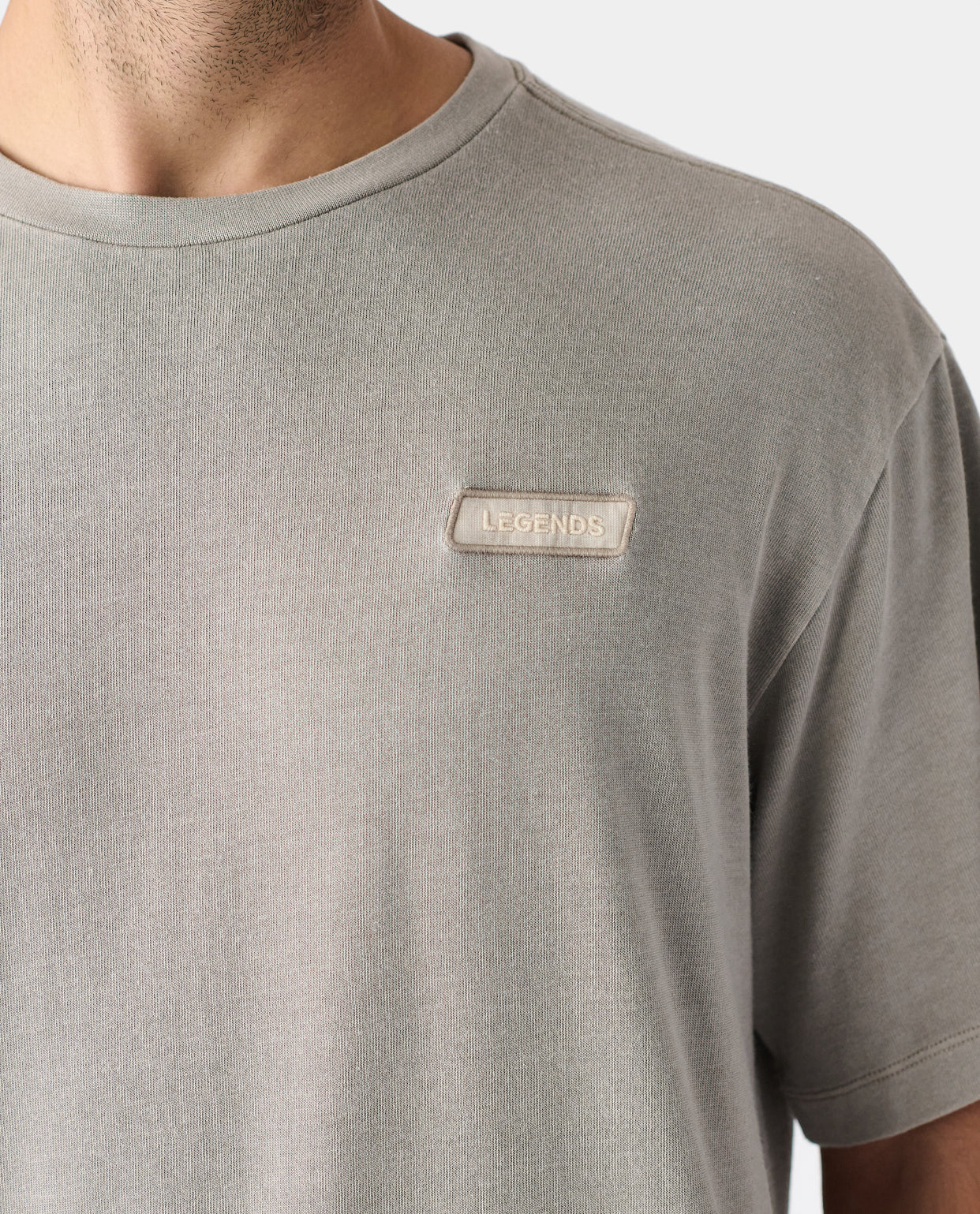 Fairfax Oversized Tee Washed Taupe