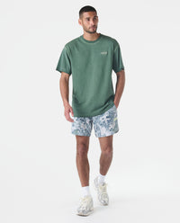 Fairfax Oversized Lunar Tee Washed Hunter Green