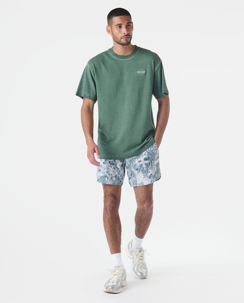 Fairfax Oversized Lunar Tee Washed Hunter Green