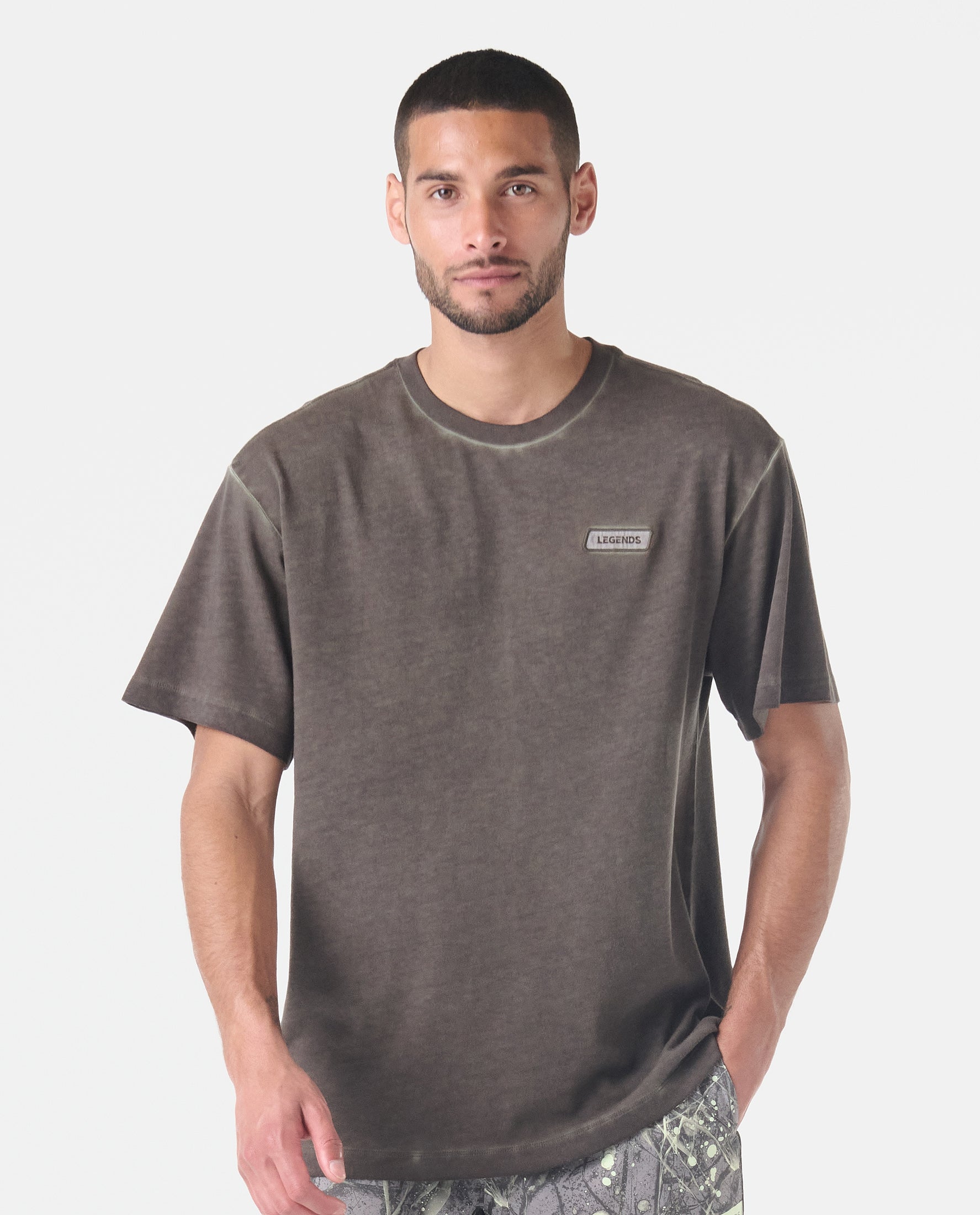 Fairfax Oversized Lunar Tee Washed Umber