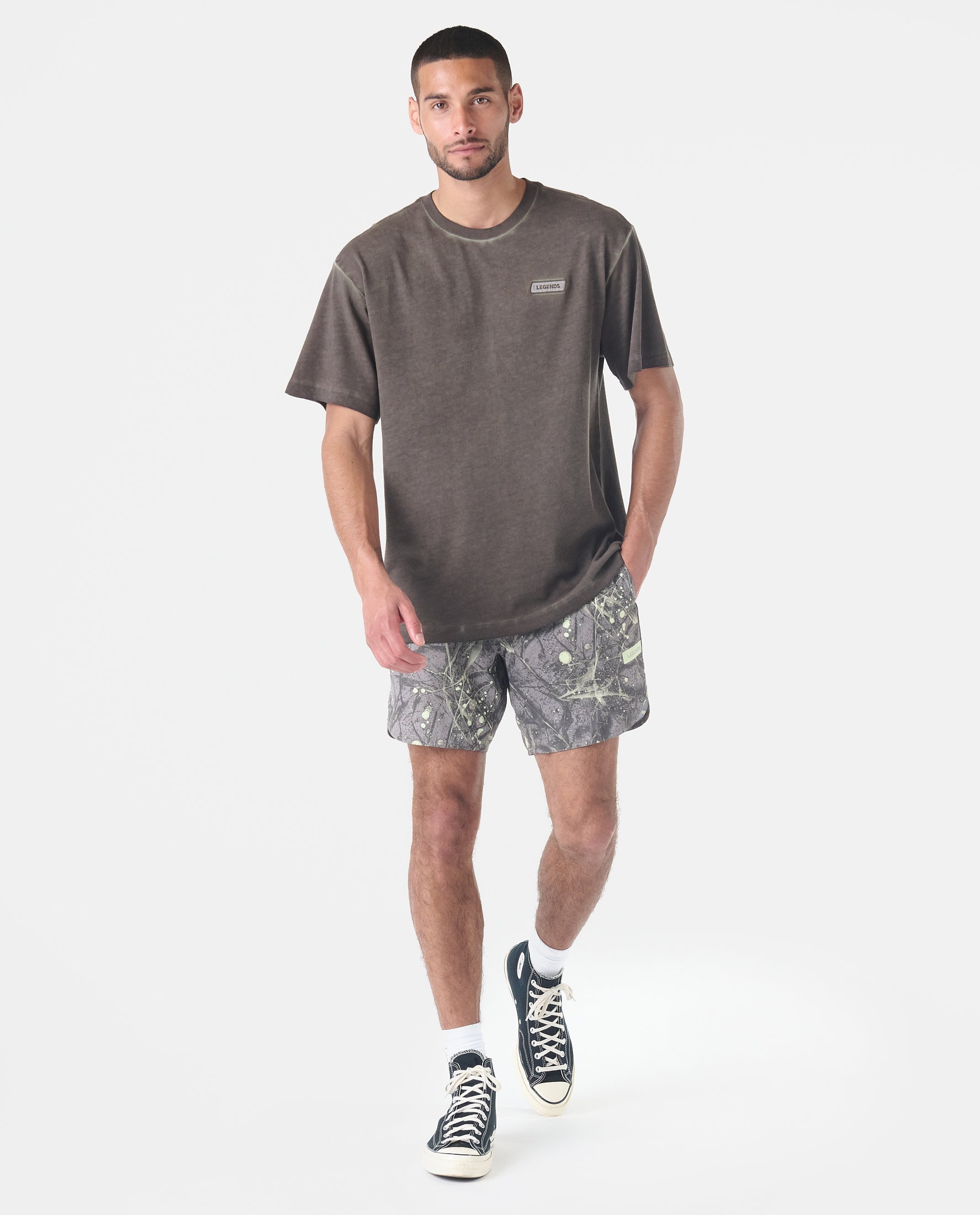 Fairfax Oversized Lunar Tee Washed Umber