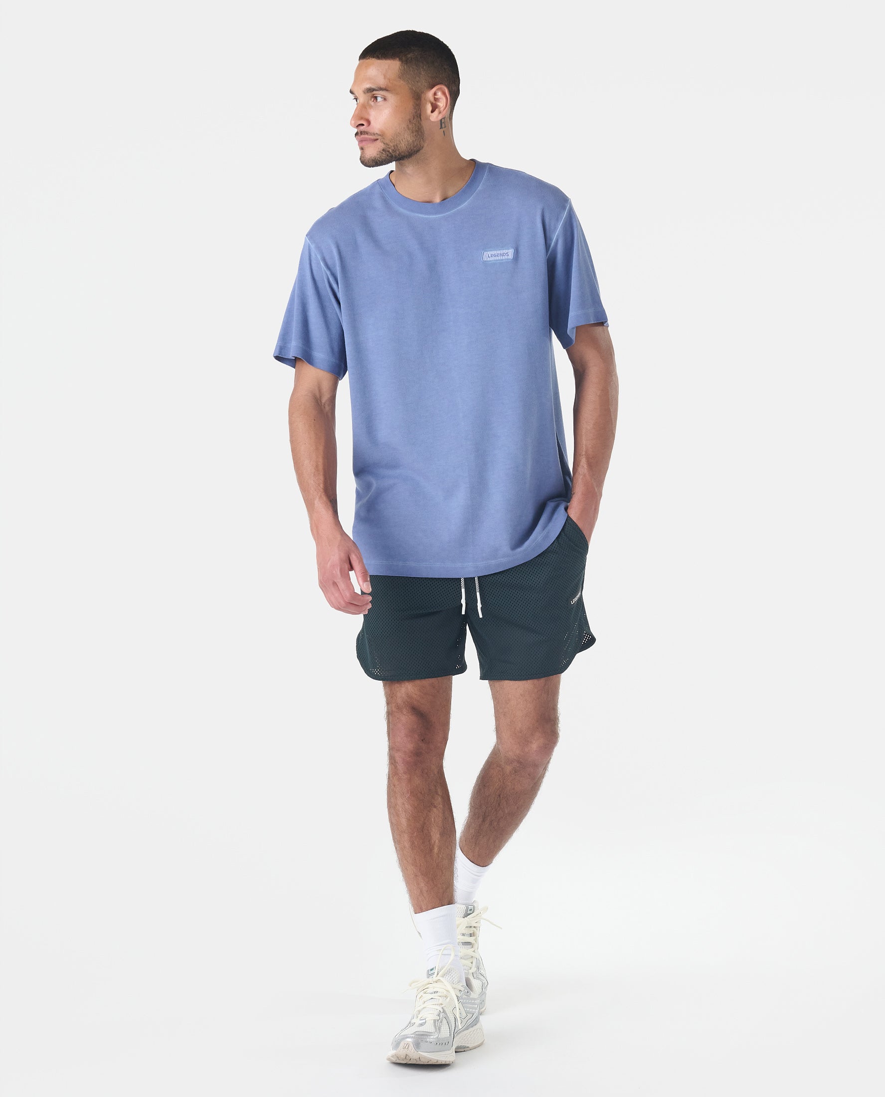 Fairfax Oversized Lunar Tee Washed Sea