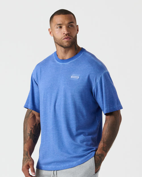 Fairfax Oversized Lunar Tee Washed Azure