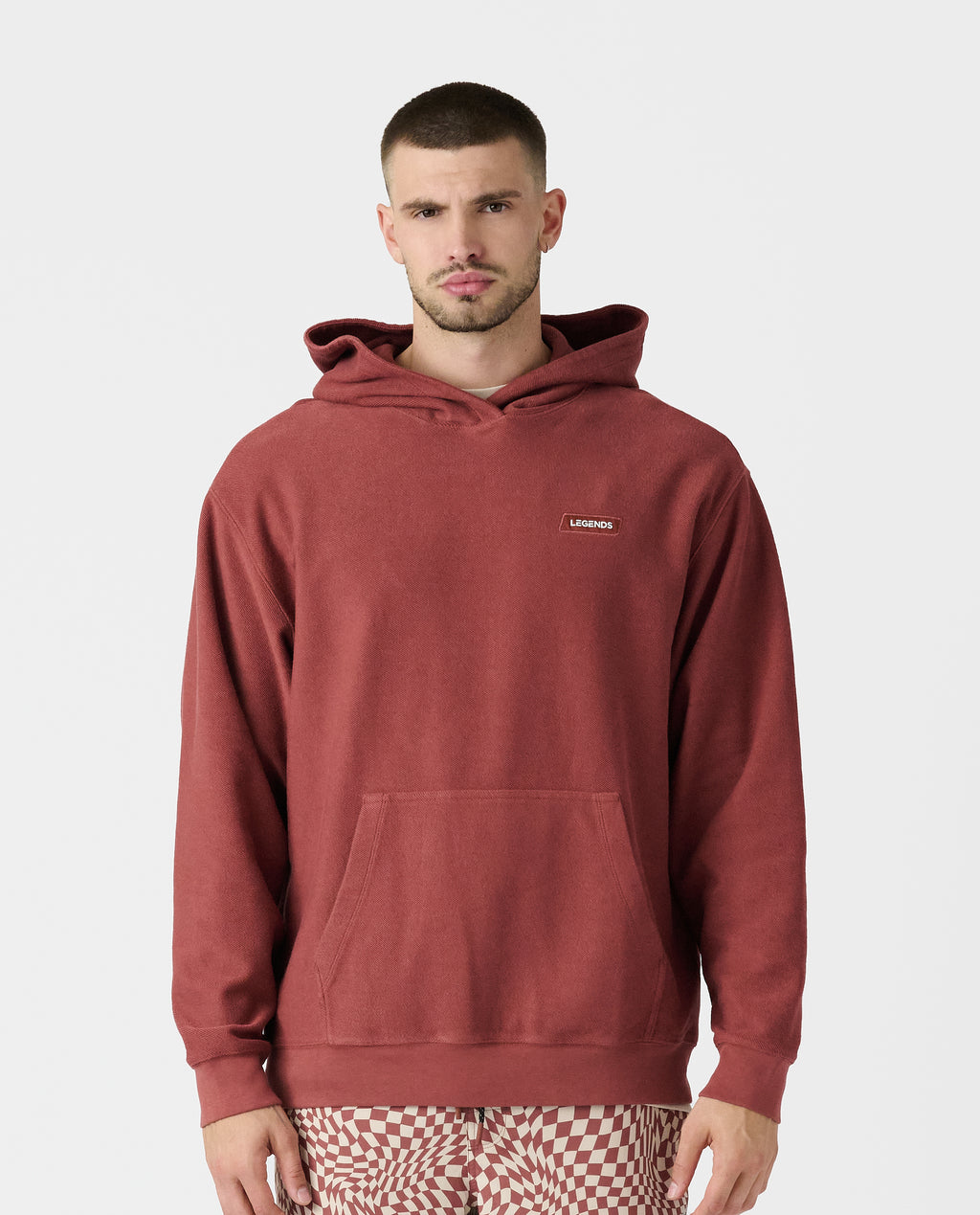Fairfax Reverse Terry Hoodie Ember - 1