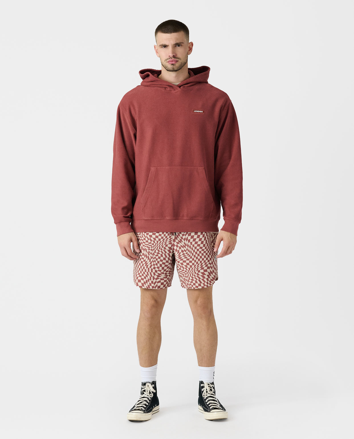 Fairfax Reverse Terry Hoodie Ember