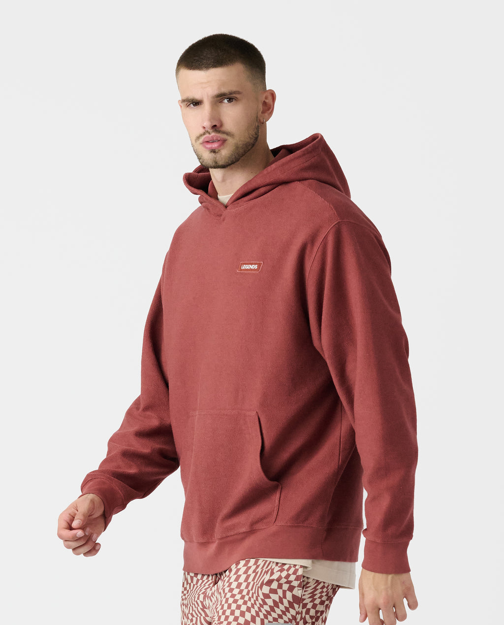 Fairfax Reverse Terry Hoodie Ember - 2