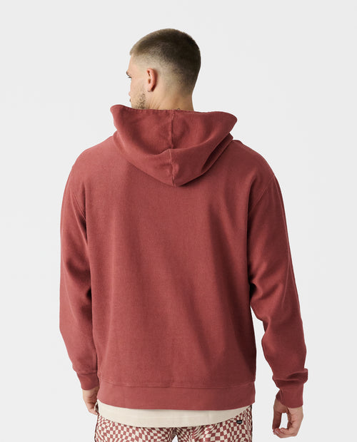 Fairfax Reverse Terry Hoodie Ember