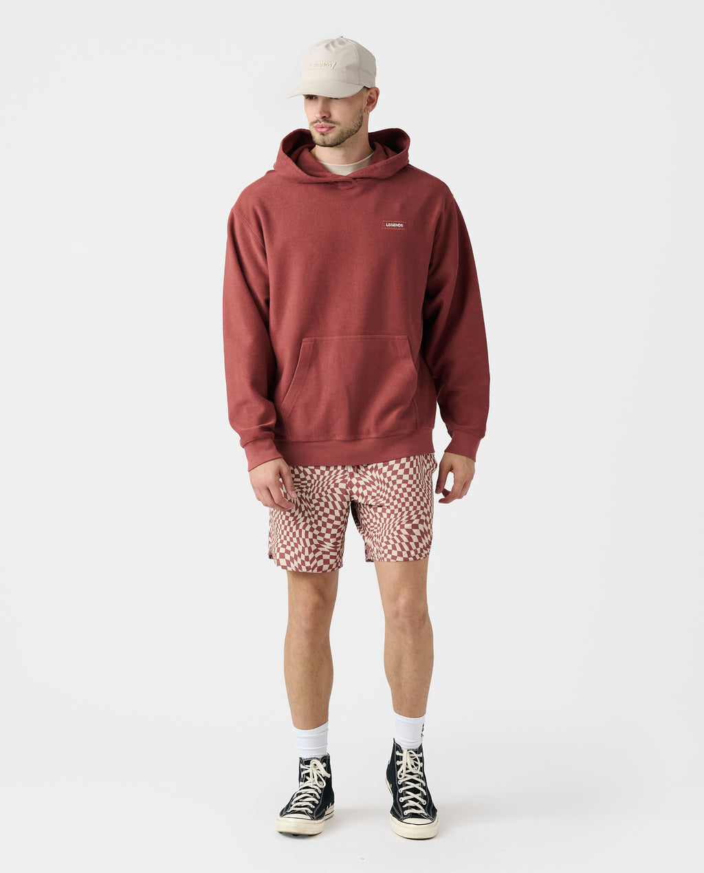 Fairfax Reverse Terry Hoodie Ember - 9