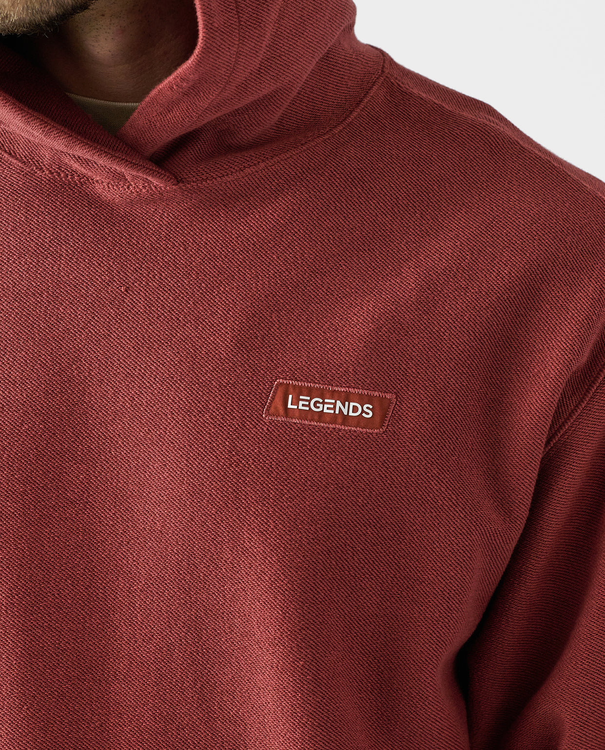 Fairfax Reverse Terry Hoodie Ember