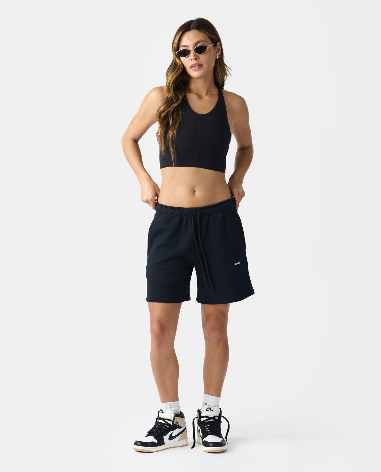Fairfax Sweatshort Black