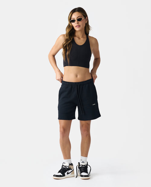 Fairfax Sweatshort Black