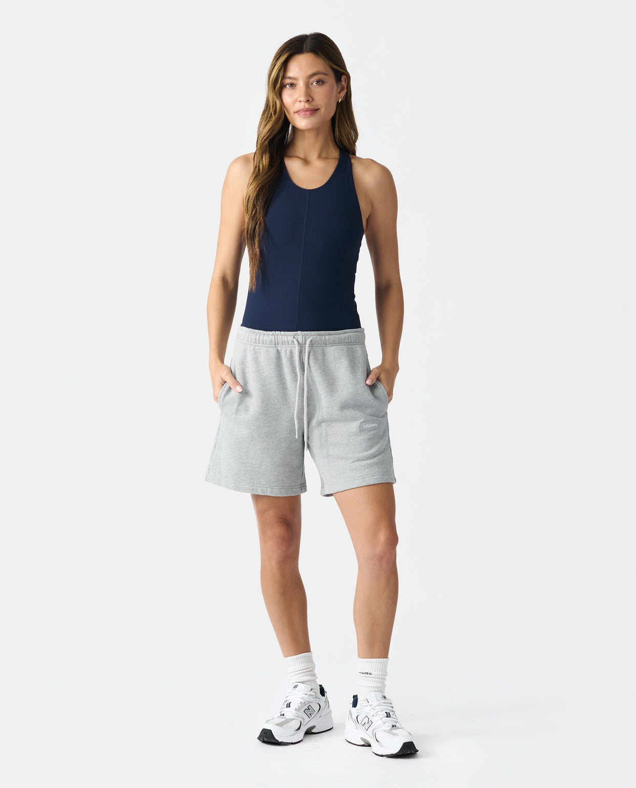 Fairfax Sweatshort Heather Gray