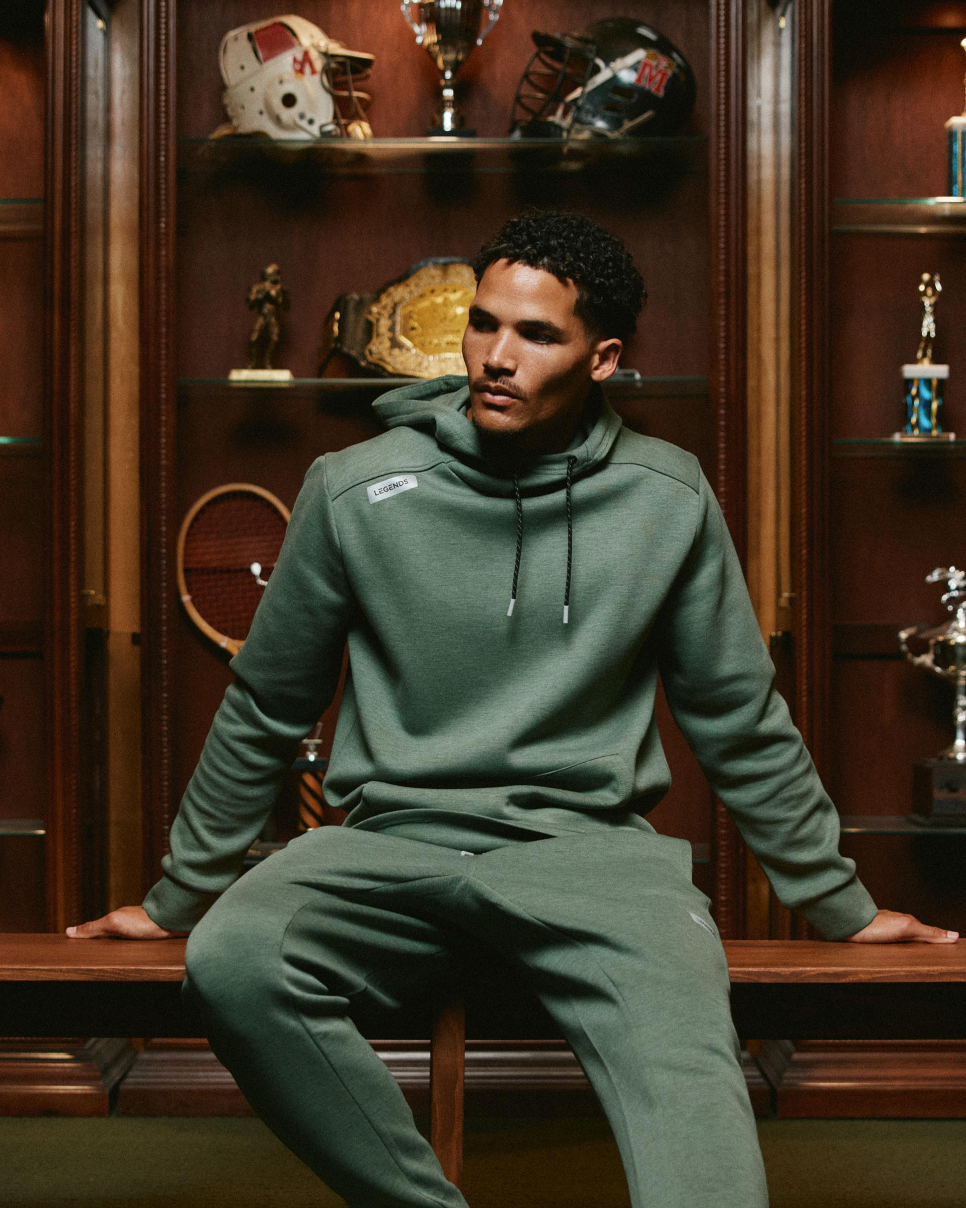 Hawthorne Tech Hoodie Stone Heather – Legends