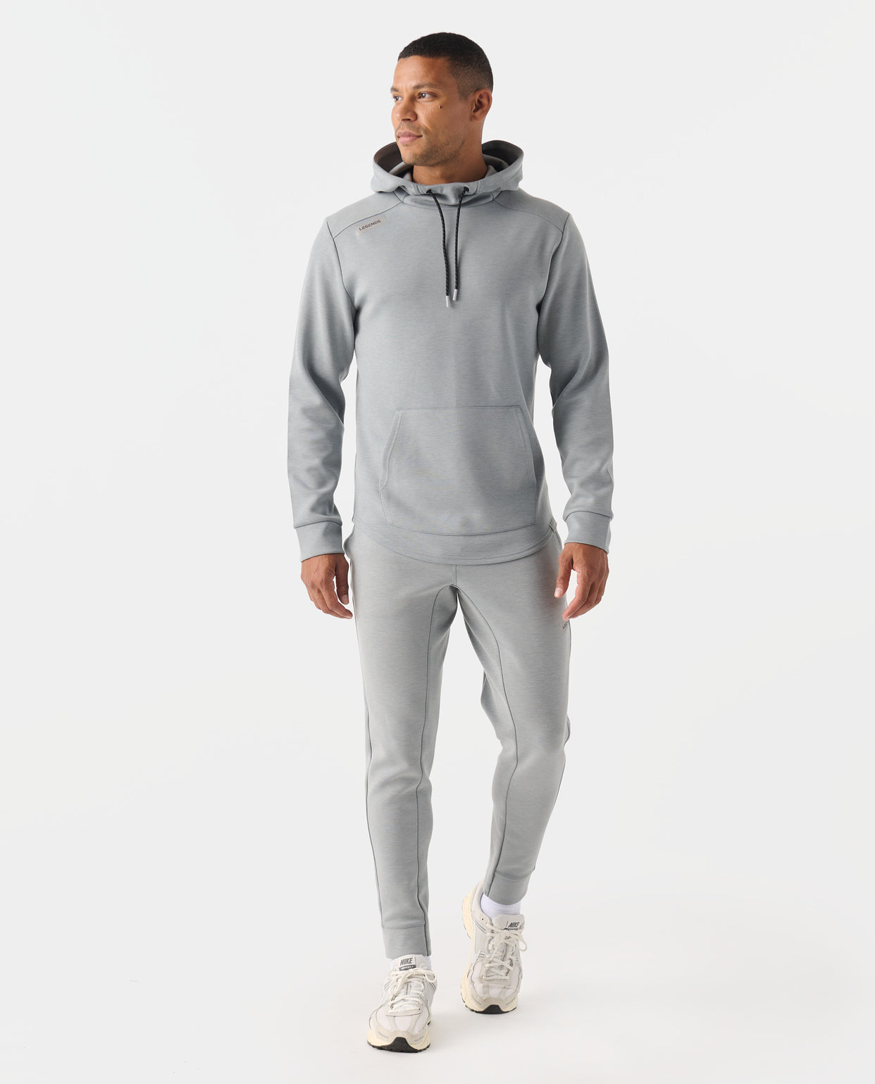 UFC Tech Joggers Sweatpants For Men - Fogged Grey, Medium, Pull-On Comfort