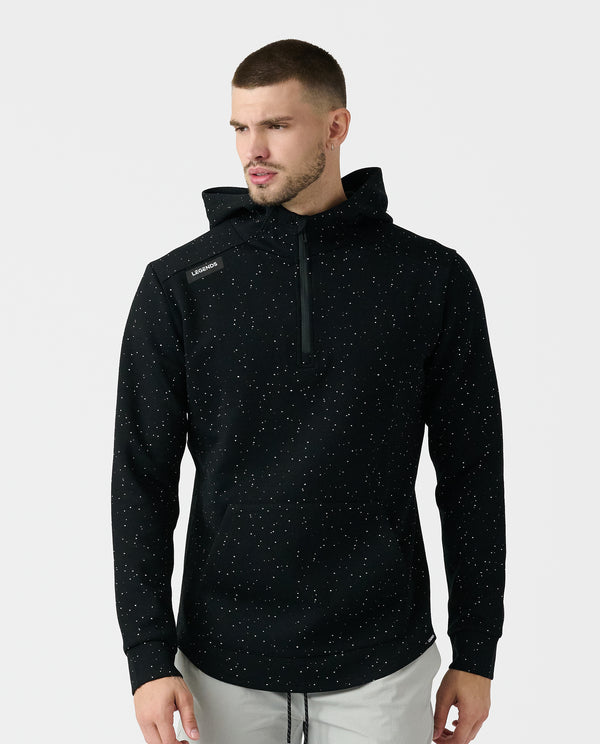 Hawthorne Tech Quarter Zip Hoodie Infinity Splatter