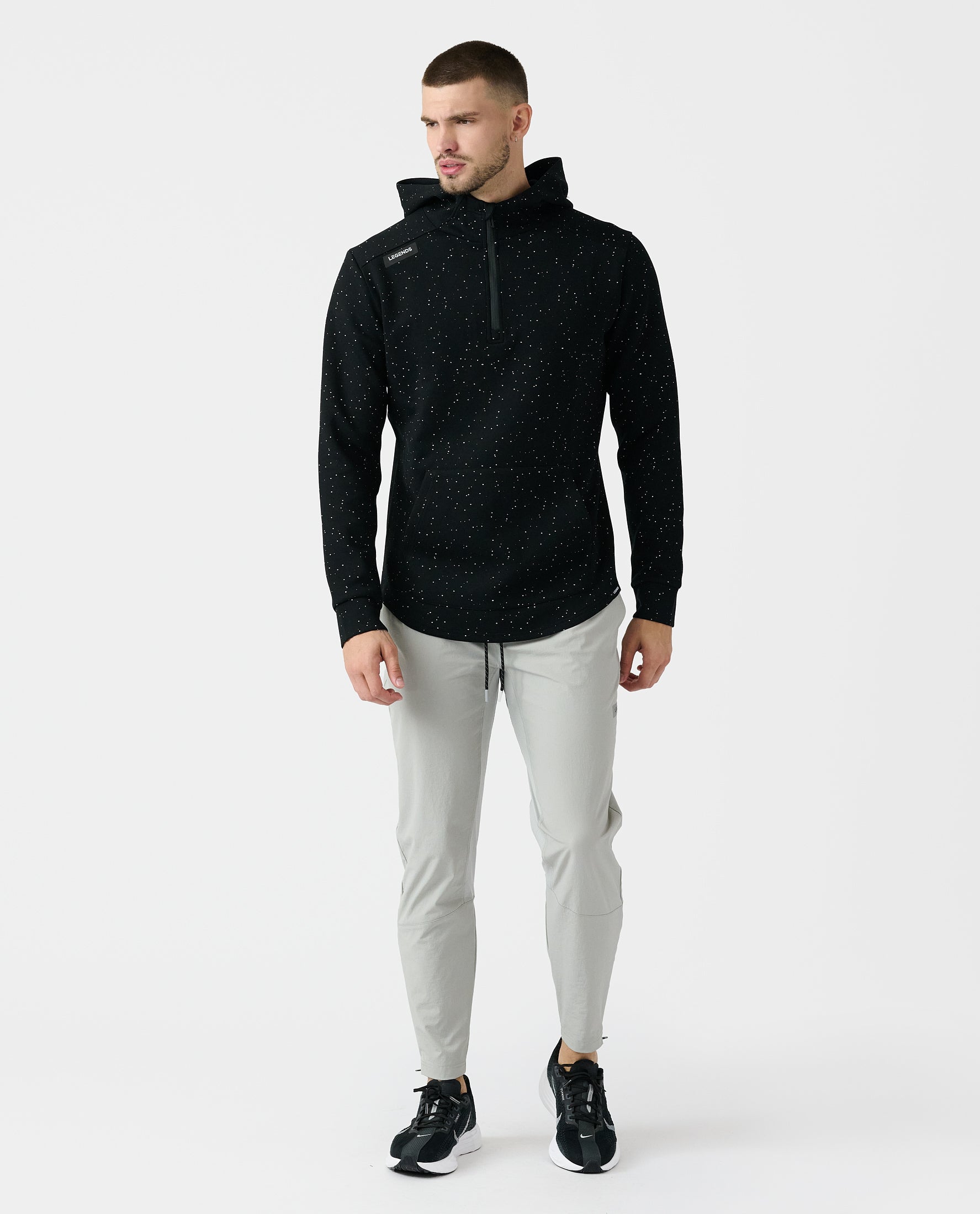 Hawthorne Tech Quarter Zip Hoodie (Slim-Fit) Infinity Splatter